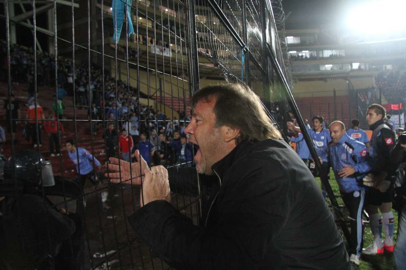 Incidentes en la cancha de Colón (Agosto 2012)