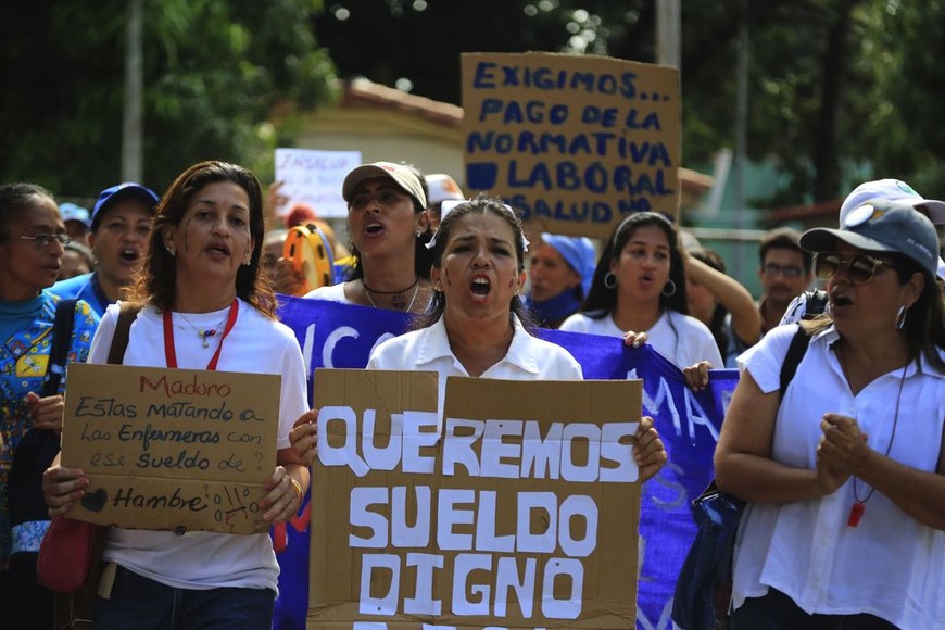 Venezuela reclama por la crisis económica y el deterioro de los servicios públicos