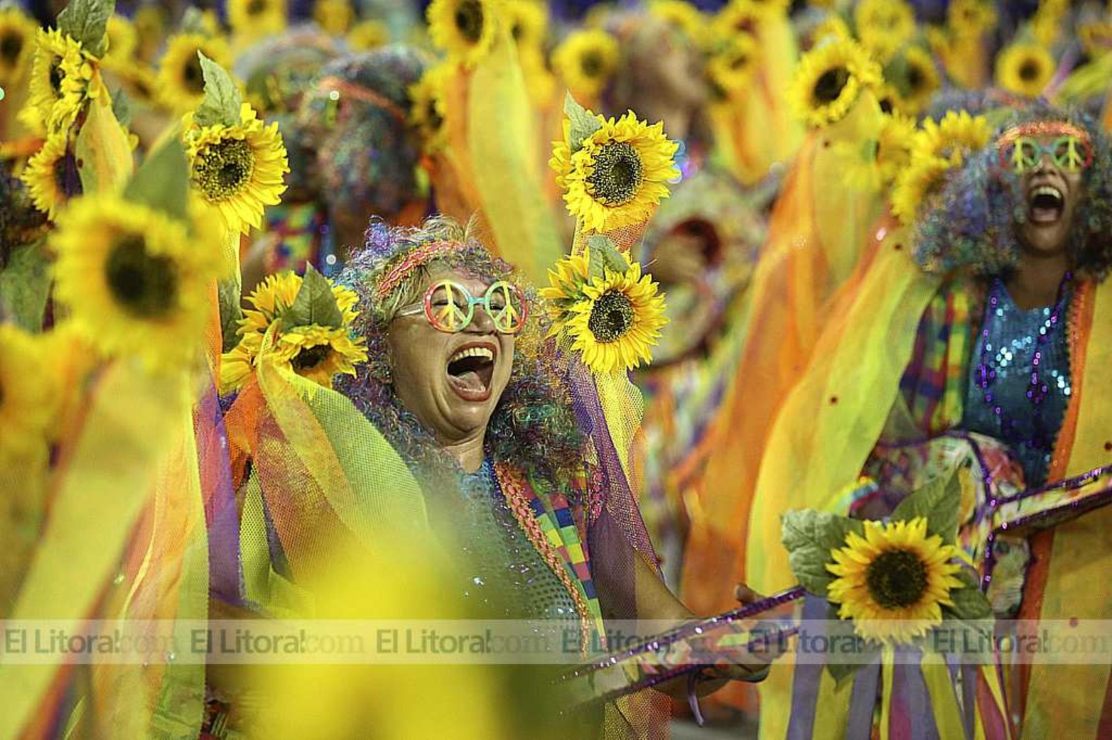 La fiesta en el sambódromo de San Pablo