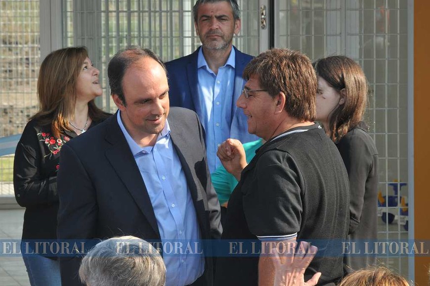El ministro del interior Rogelio Frigerio visitó la ciudad