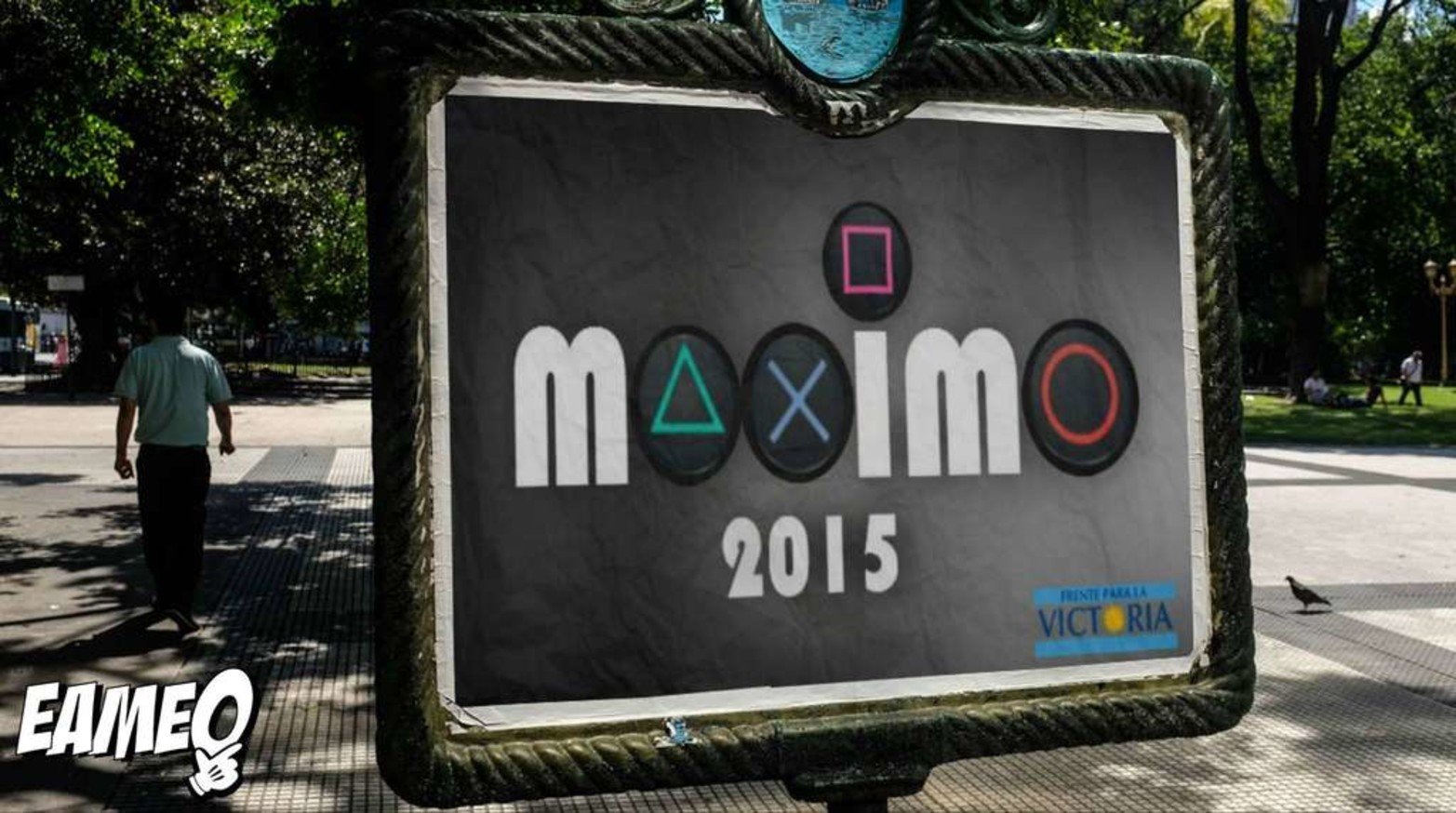 Selección de las "intervenciones" que hace Eameo en las redes sociales.