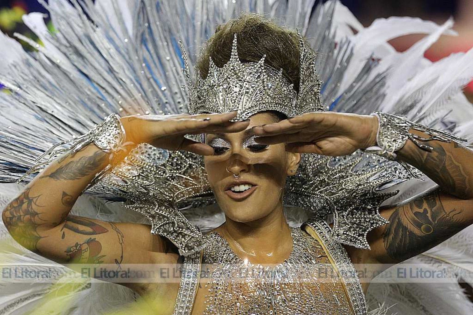 La fiesta en el sambódromo de San Pablo