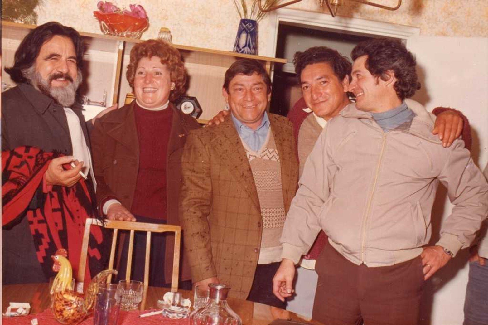 Junto a María Rosa Carrió, Moncho, Alberto Marquez y Orlando Vera Cruz