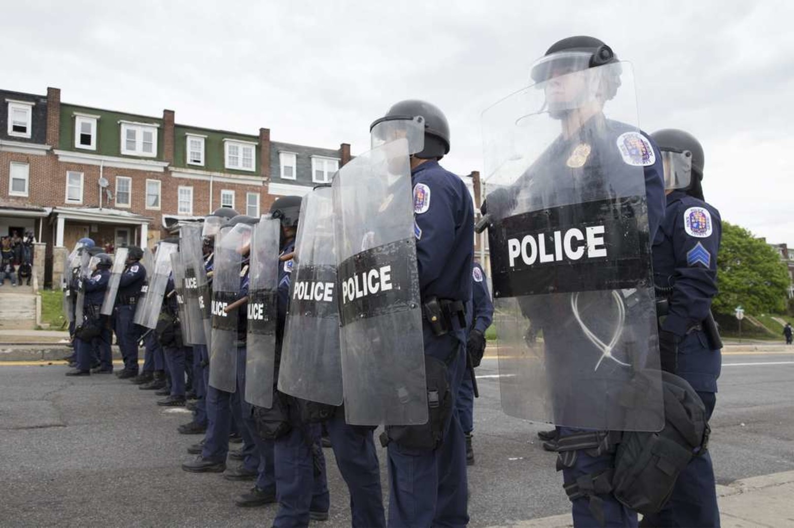 Imágenes de los disturbios en Baltimore, Estados Unidos.