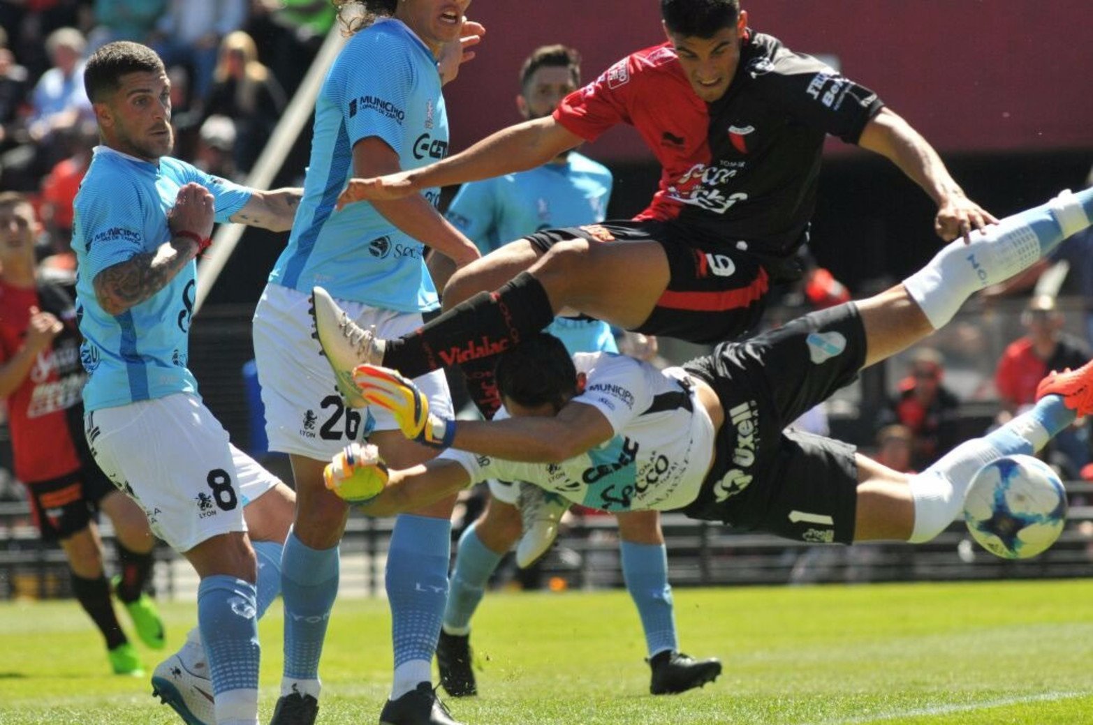 El gol de Leguizamón, desde la óptica de Mauricio Garín.