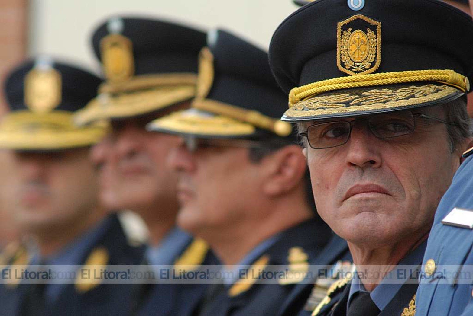 El comisario Hugo Tognoli participó en varios actos oficiales y se lo destacó por la cantidad de kilos de drogas secuestrada.