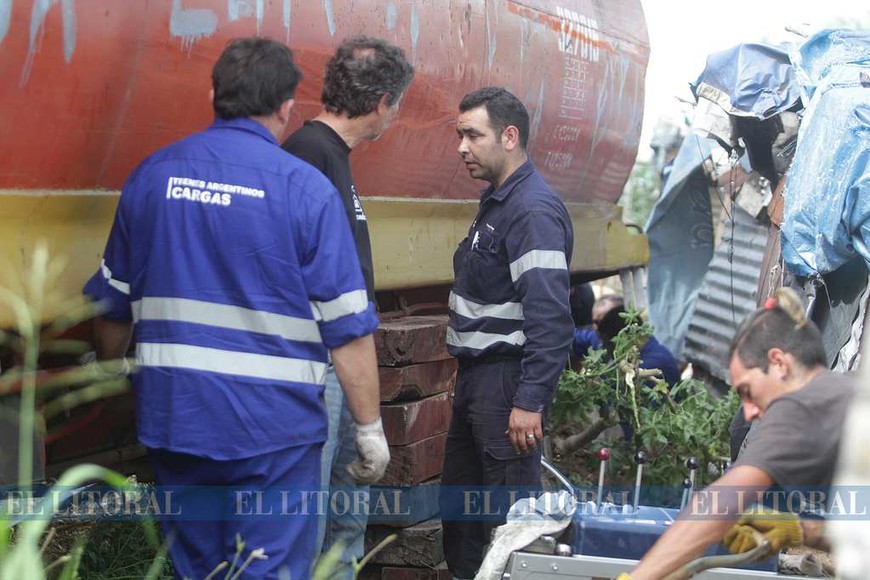 Descarriló el tren en Santa Rosa de Lima
