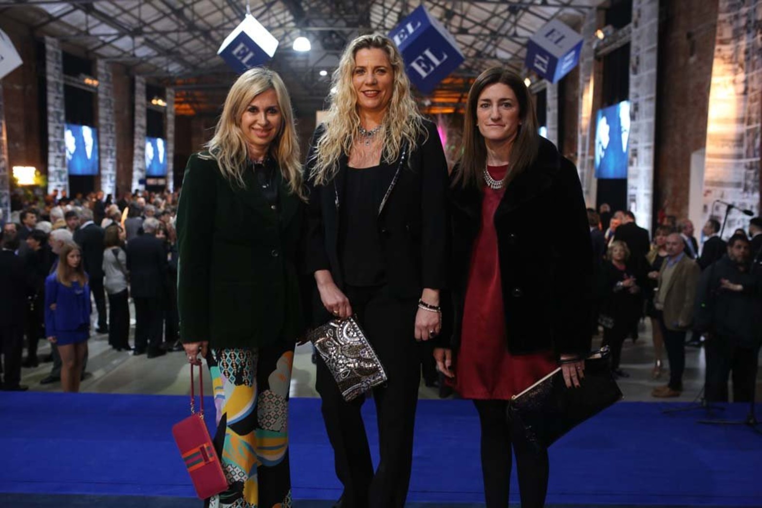 Andres De Martini, Gabriela Nuñez y Gisela Brusa