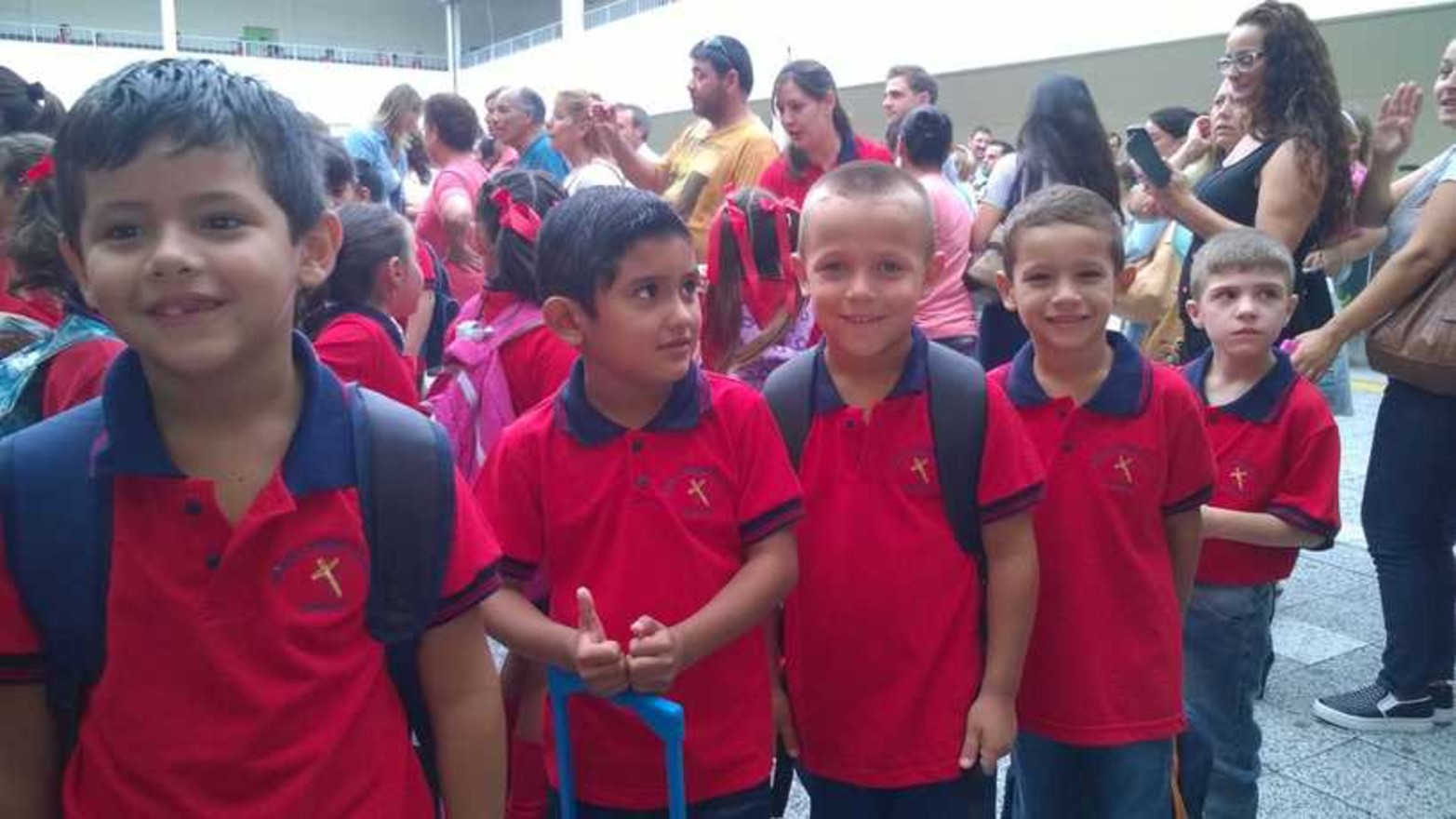 Tobias empieza las clases en Luján