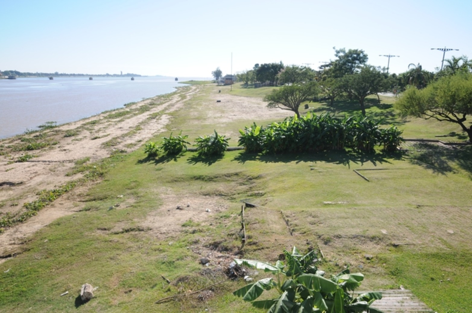 La laguna Setúbal desde la Costanera Este