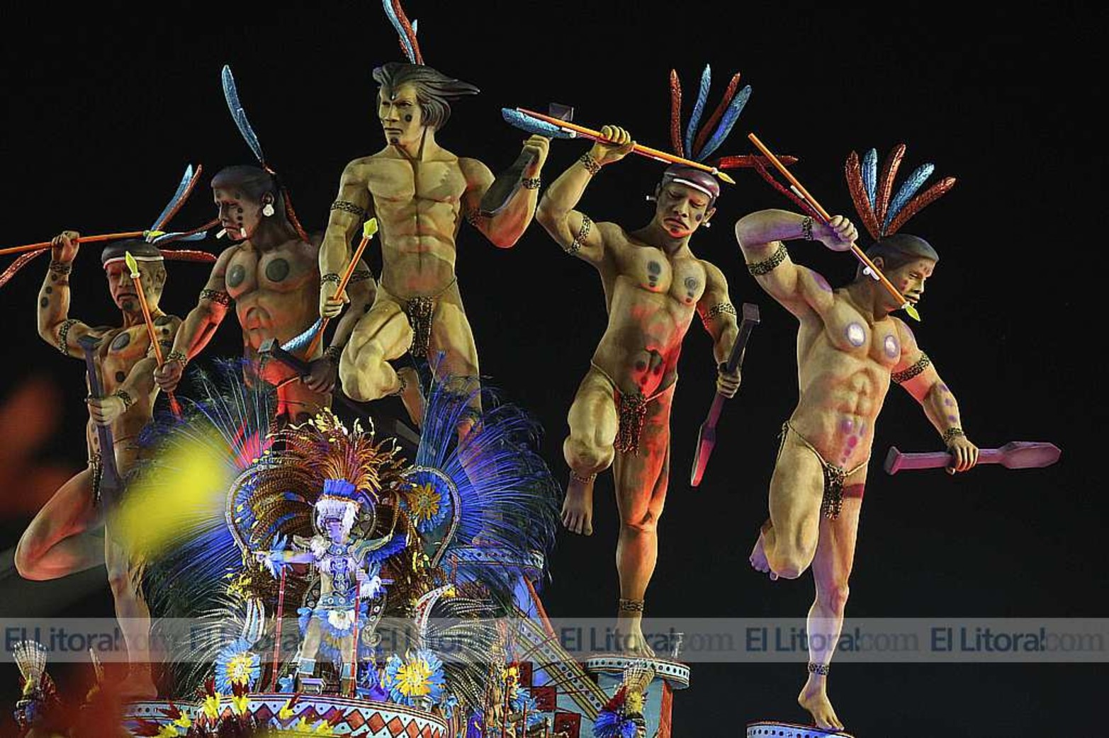 La fiesta en el sambódromo de San Pablo