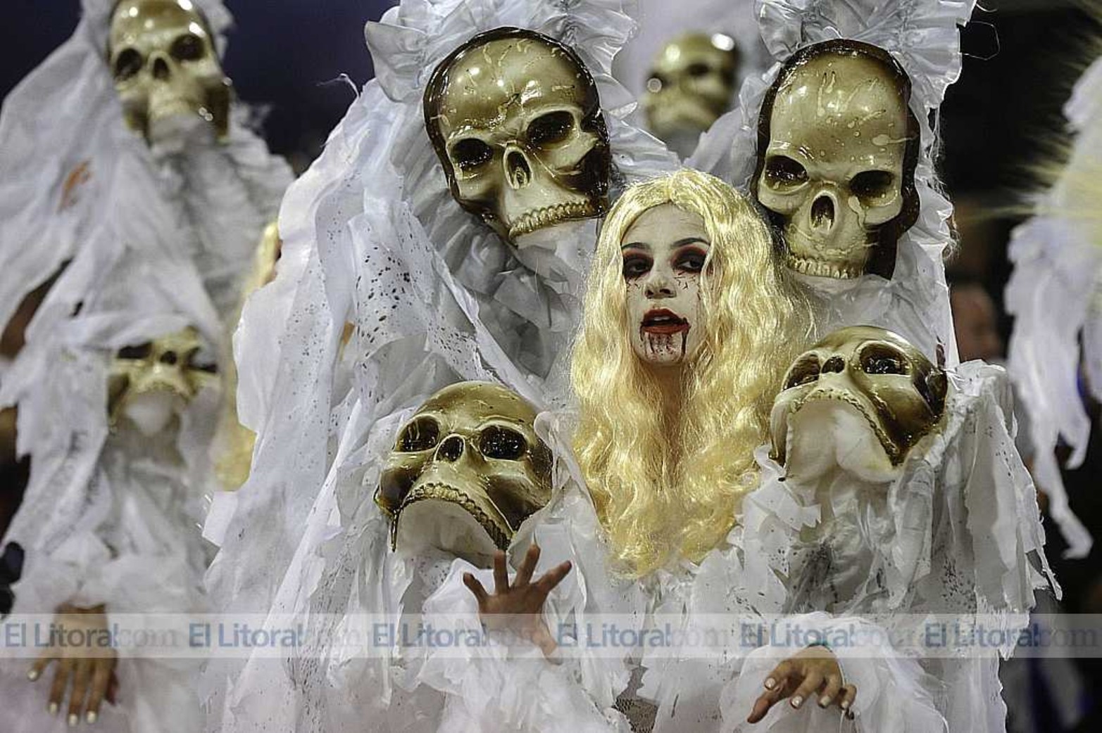 La fiesta en el sambódromo de San Pablo