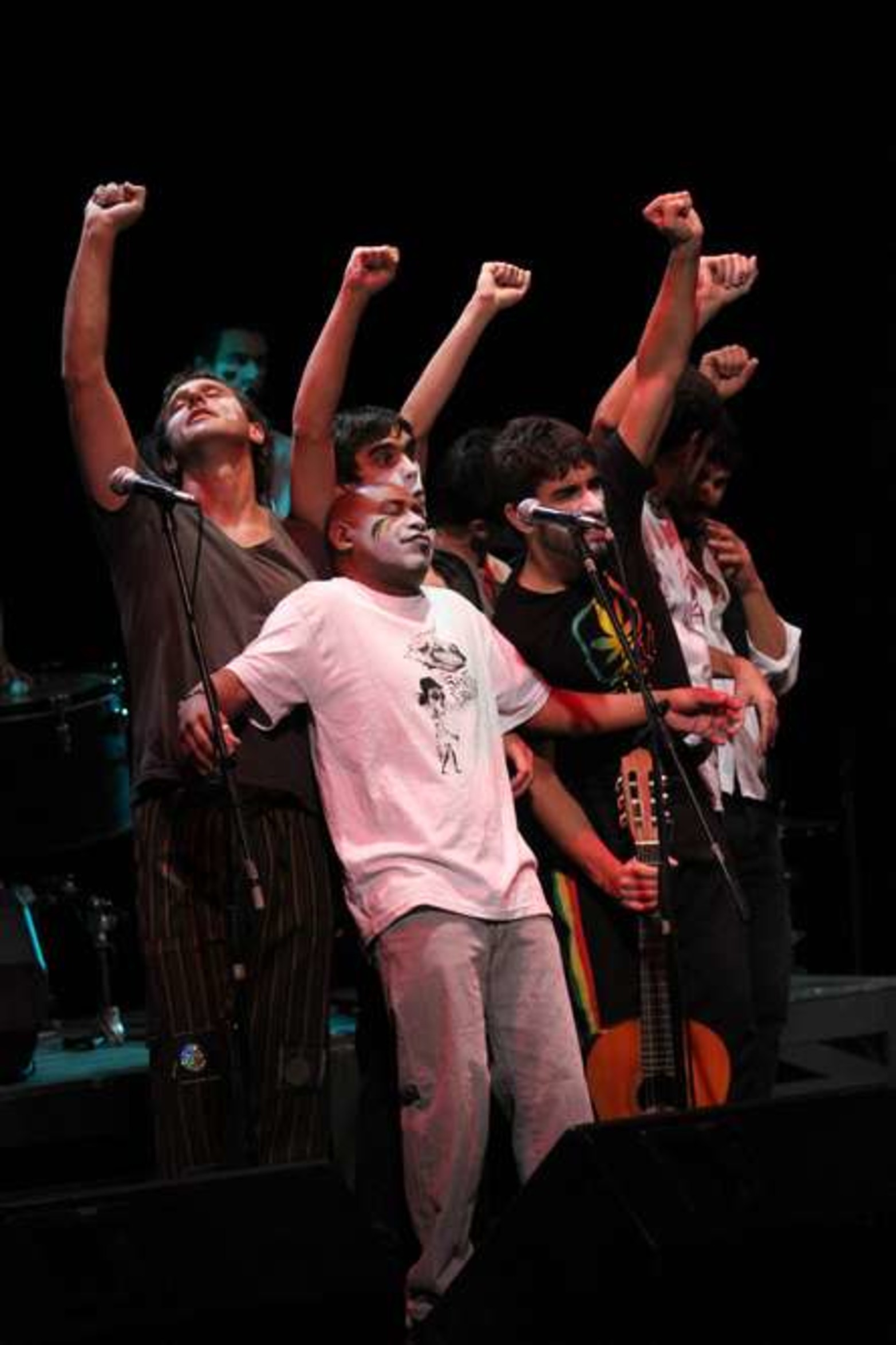 La banda uruguaya se presentó en Santa Fe