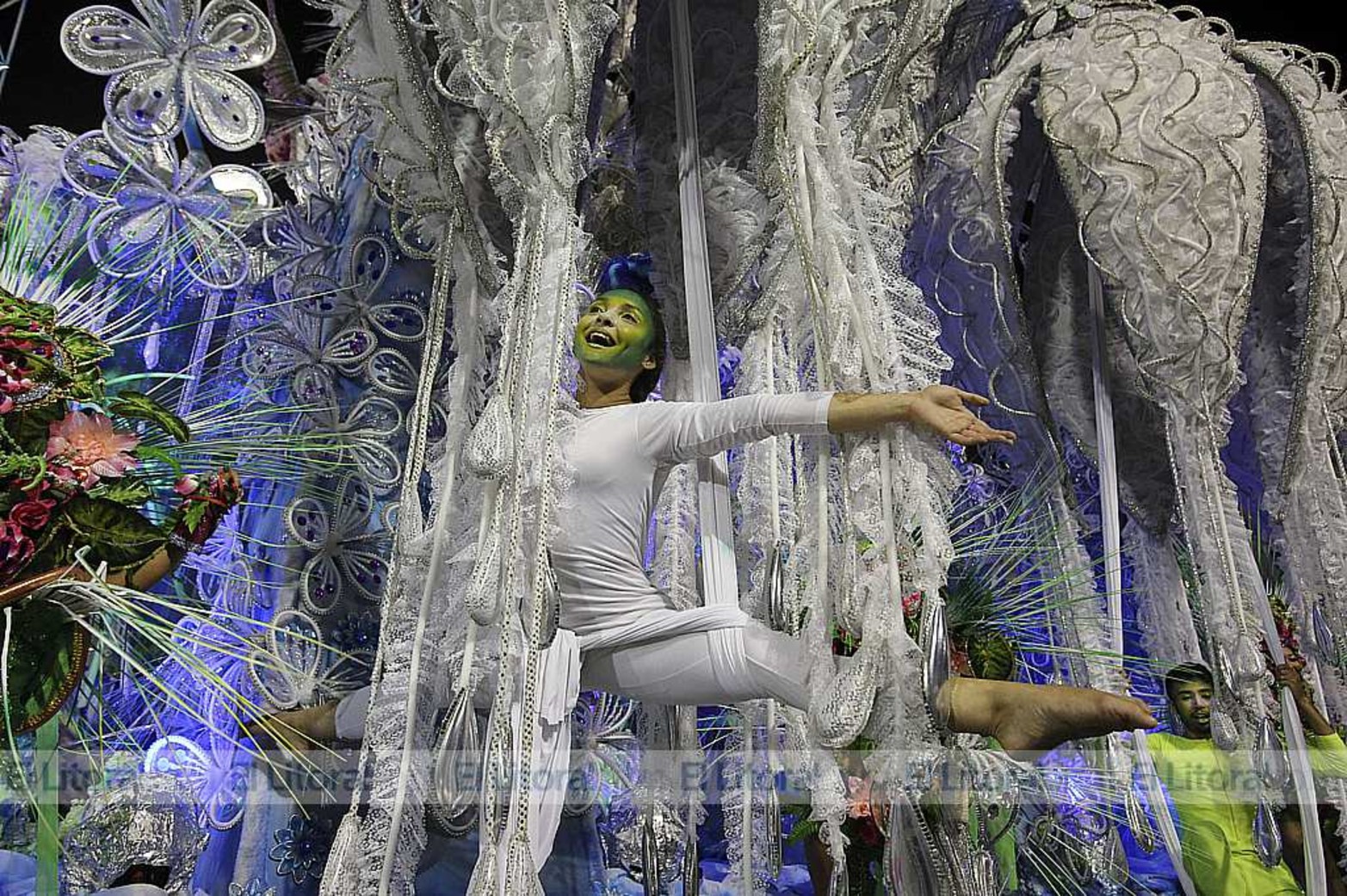 La fiesta en el sambódromo de San Pablo