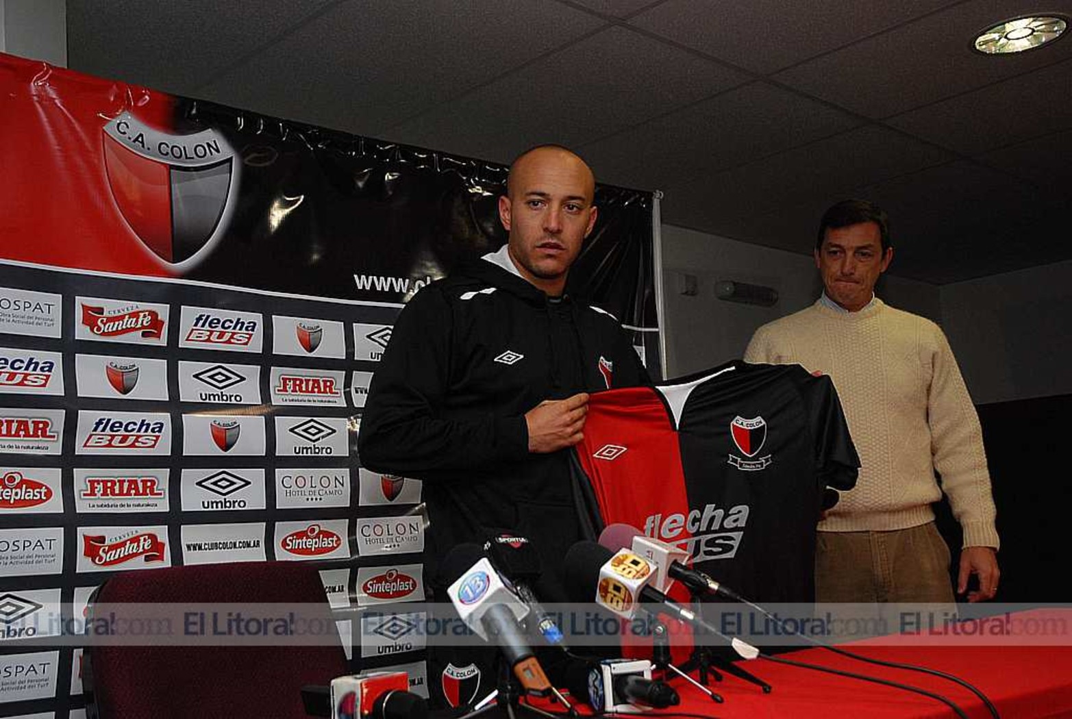 En la presentación en Colón