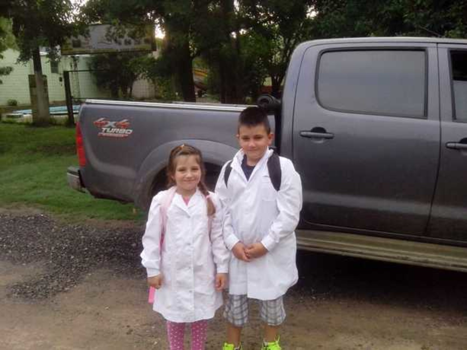 En Saladero Cabal se preparan para ir a la escuela