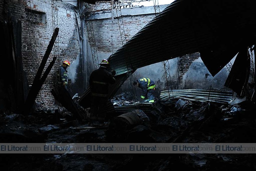 Incendio en Astillero San Ignacio