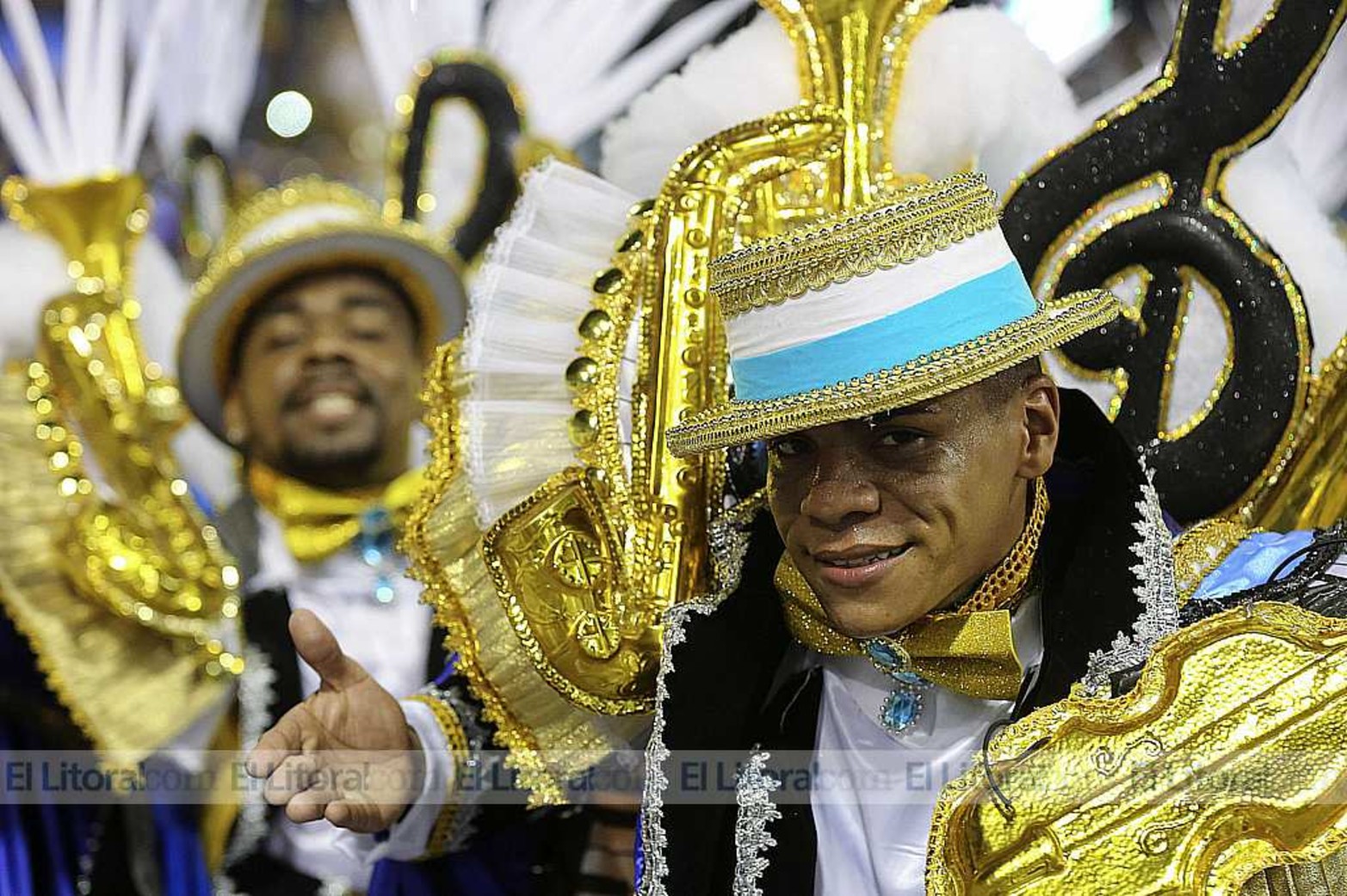 La fiesta en el sambódromo de San Pablo