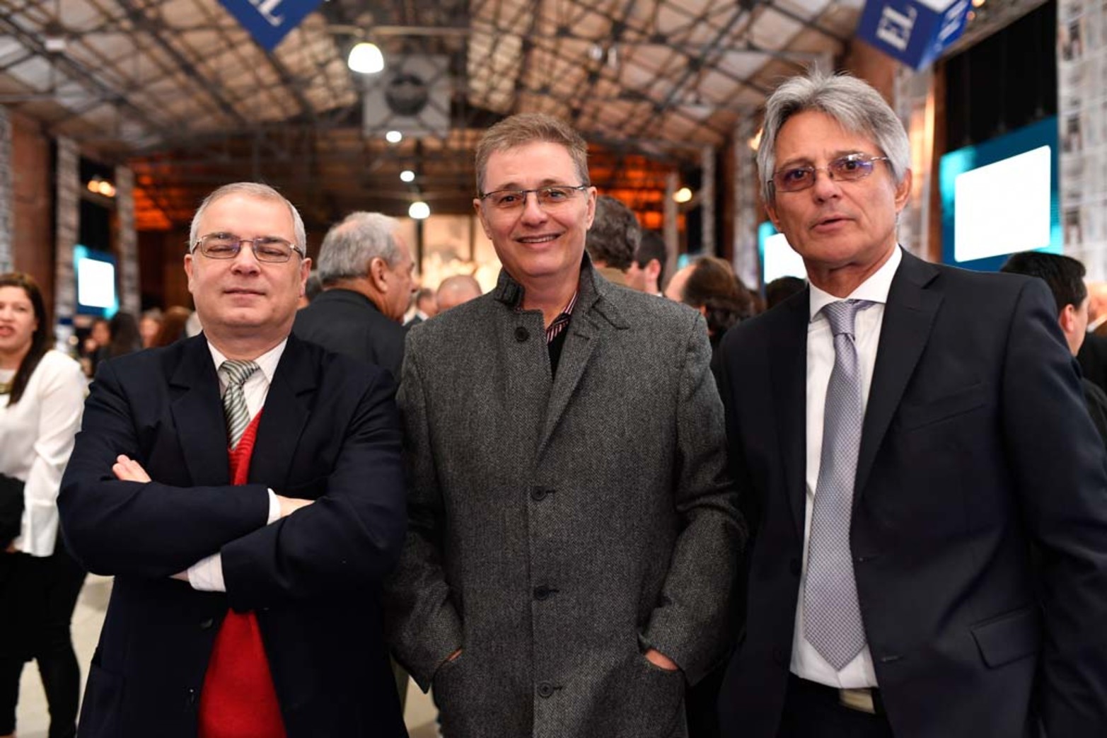 Emerio Agretti, Ignacio Hintermesiter y Mario Cáffaro