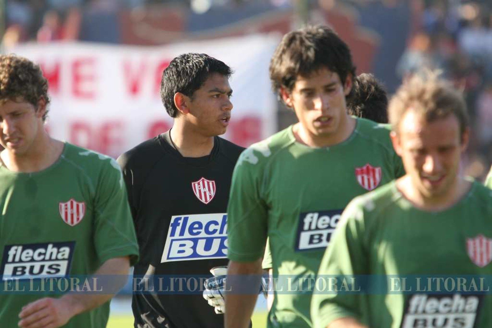 Luis Ojeda, un arquero de la Selección juvenil hacía su experiencia en la B Nacional.