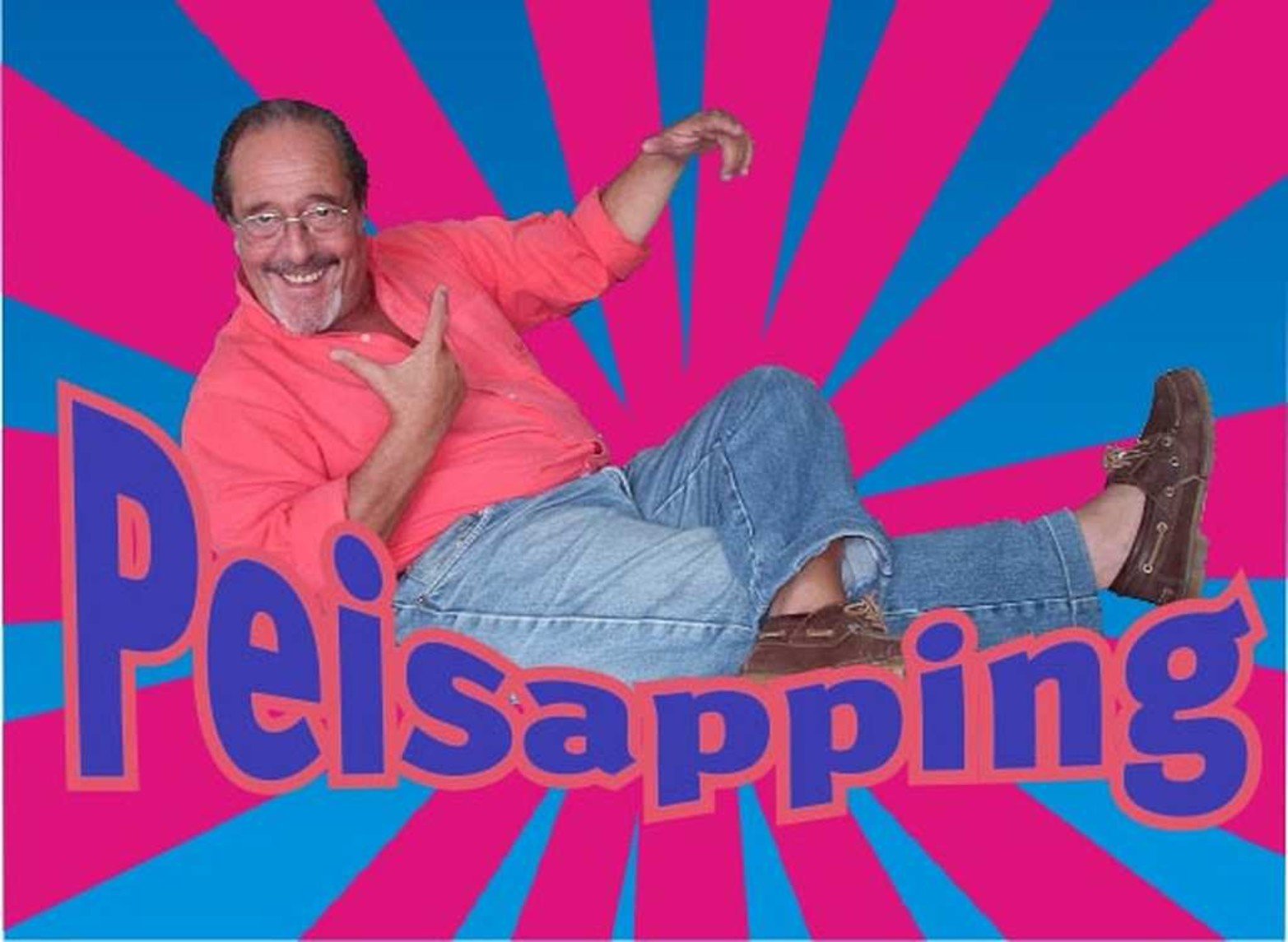 La gráfica del programa que condujo Peissaping desde los estudios de Arcadia para la señal de cable CyD.