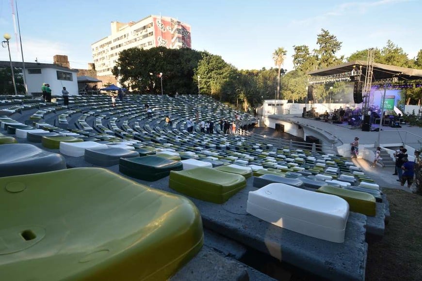 Así luce el anfiteatro con las nuevas butacas