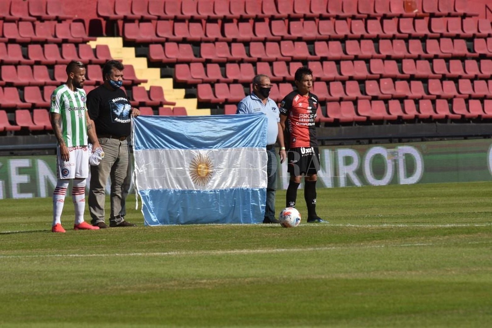 Los ex combatientes de Malvinas tuvieron su homenaje.