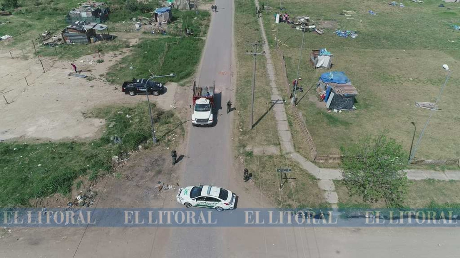 En febrero comenzó el asentamiento en tres manzanas. Una pudo ser desalojada los primeros días. Las otras en el día de hoy.