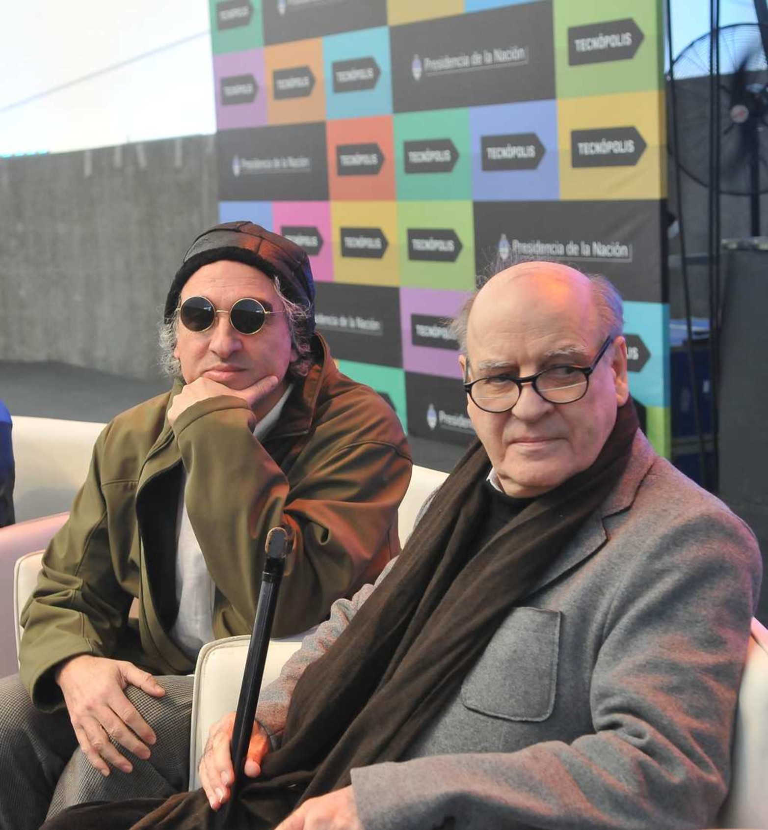 Junto a Rep en la feria del libro en 2012.