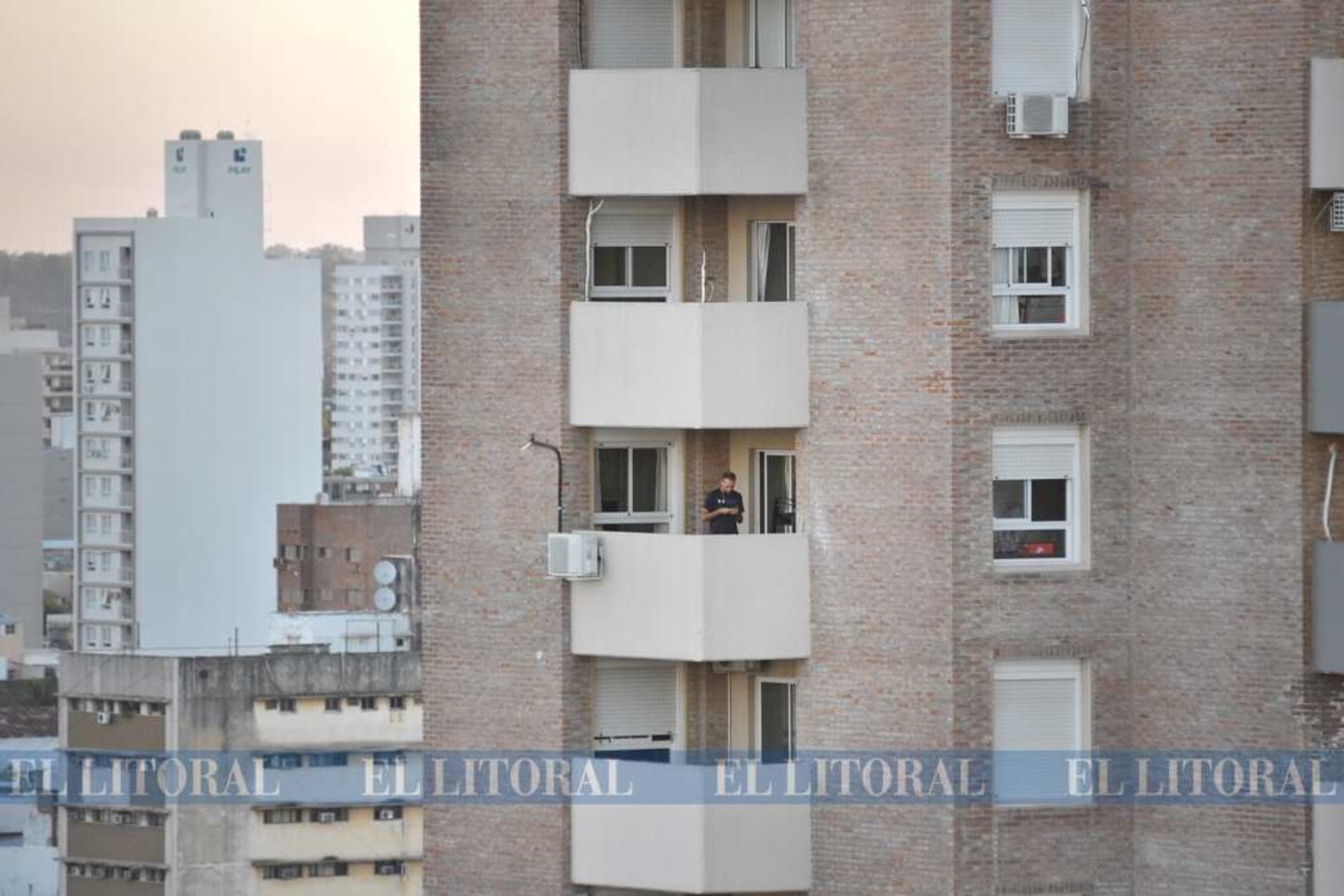 Vistas aéreas de la ciudad.