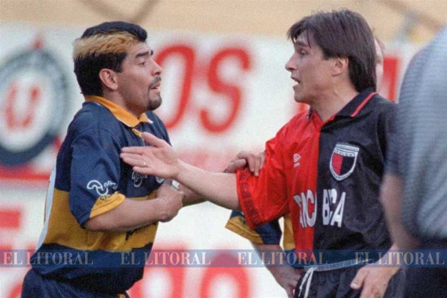 Cuando se enfrentó con Colón, tuieron una fuerte discusión con César Toresani.