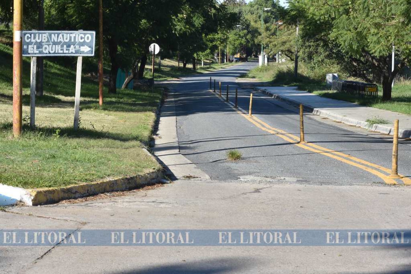Ingreso al club El Quilla...como nunca se vio desde que fue fundado.