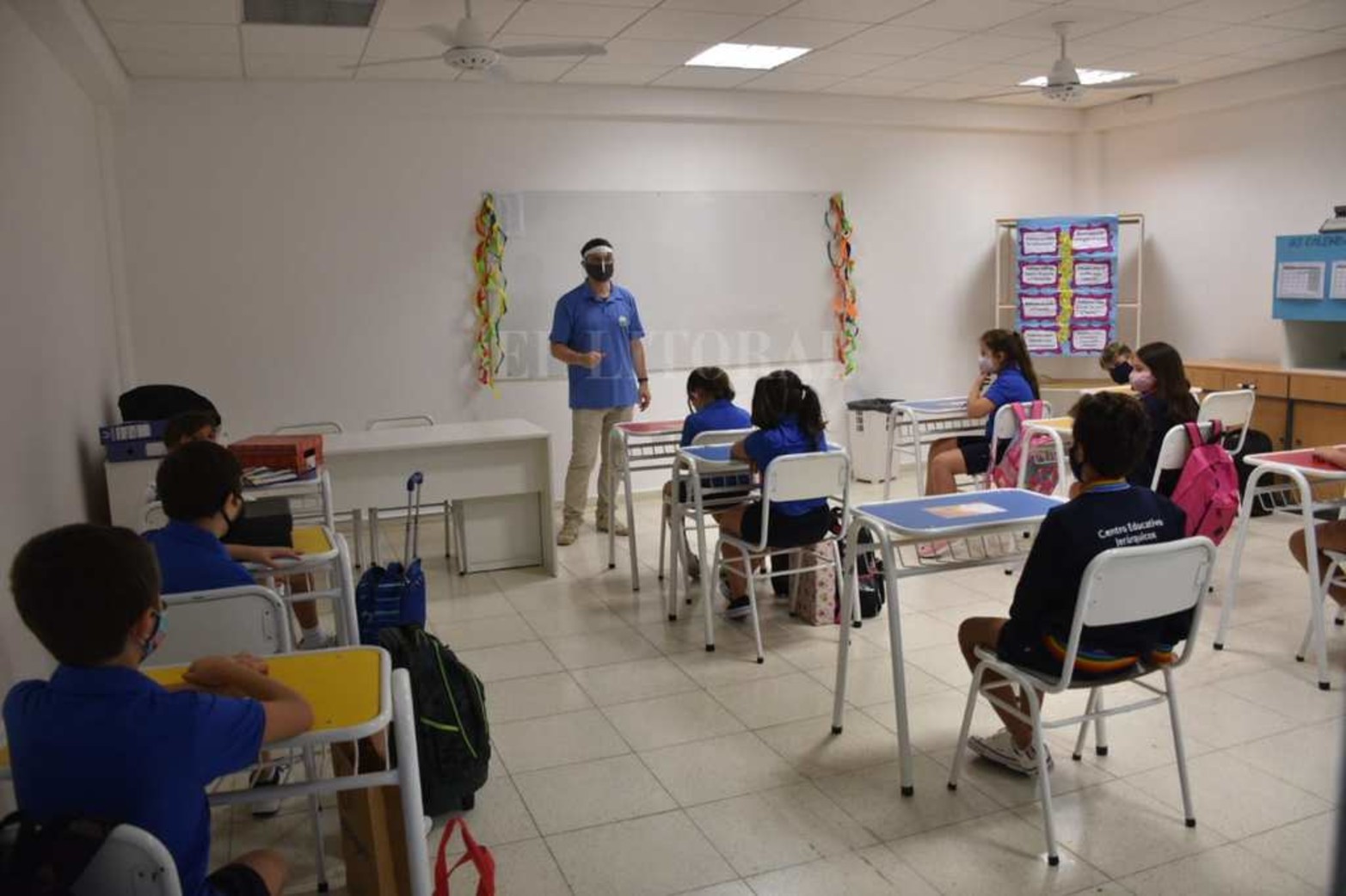 El inicio de clase en la escuela del Centro Educativo Jerárquicos.