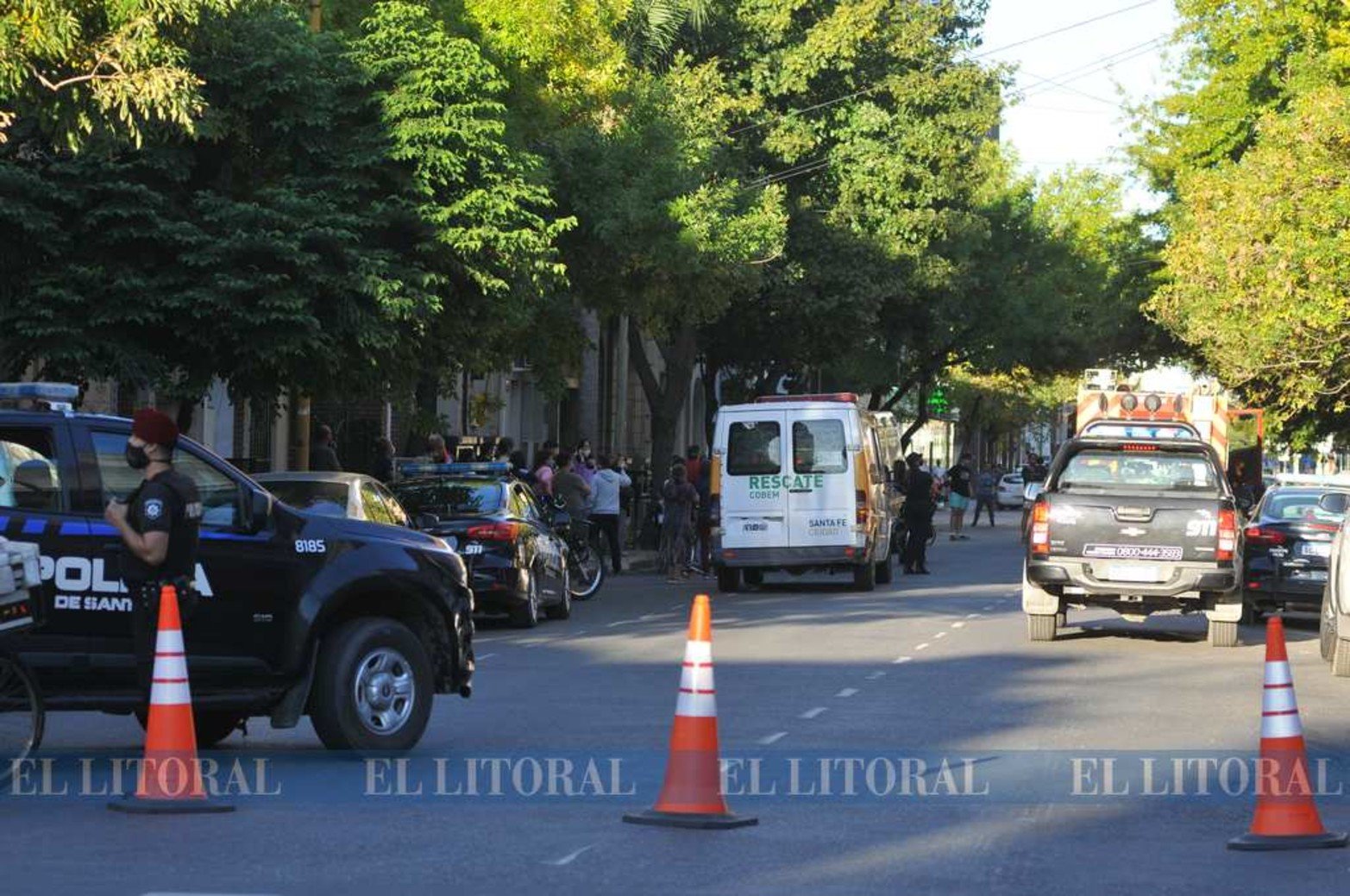 Incendio en un edificio de calle Suipacha con consecuencias fatales para su octogenaria ocupante .