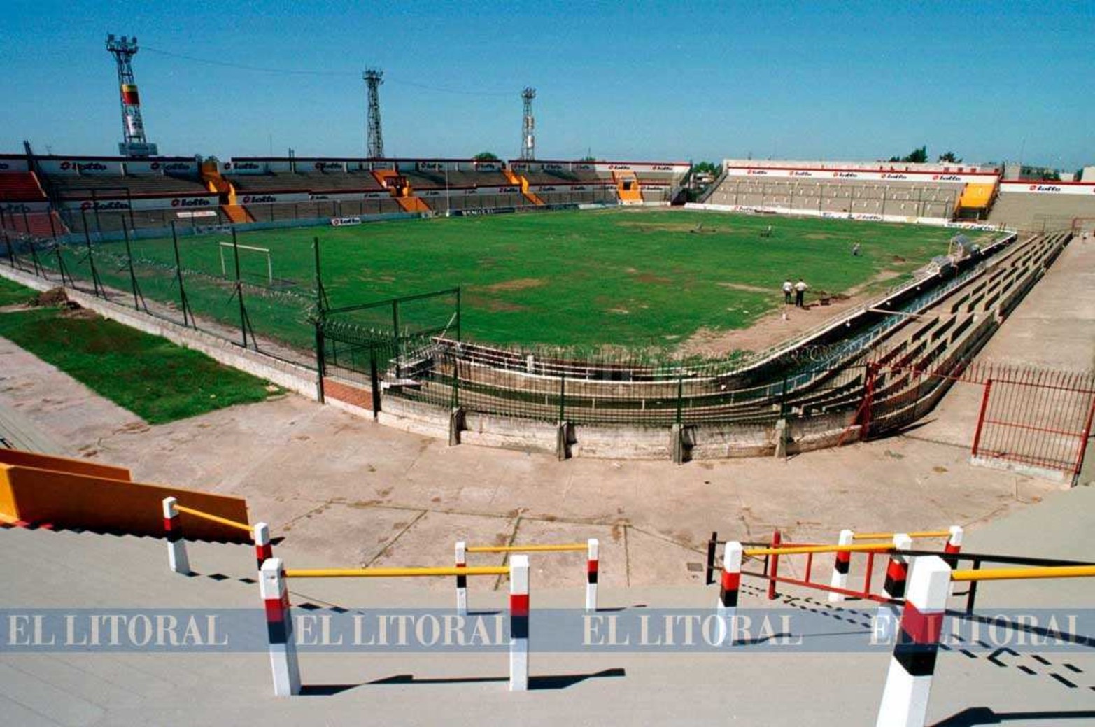 Así lucía la cancha en 1998.
