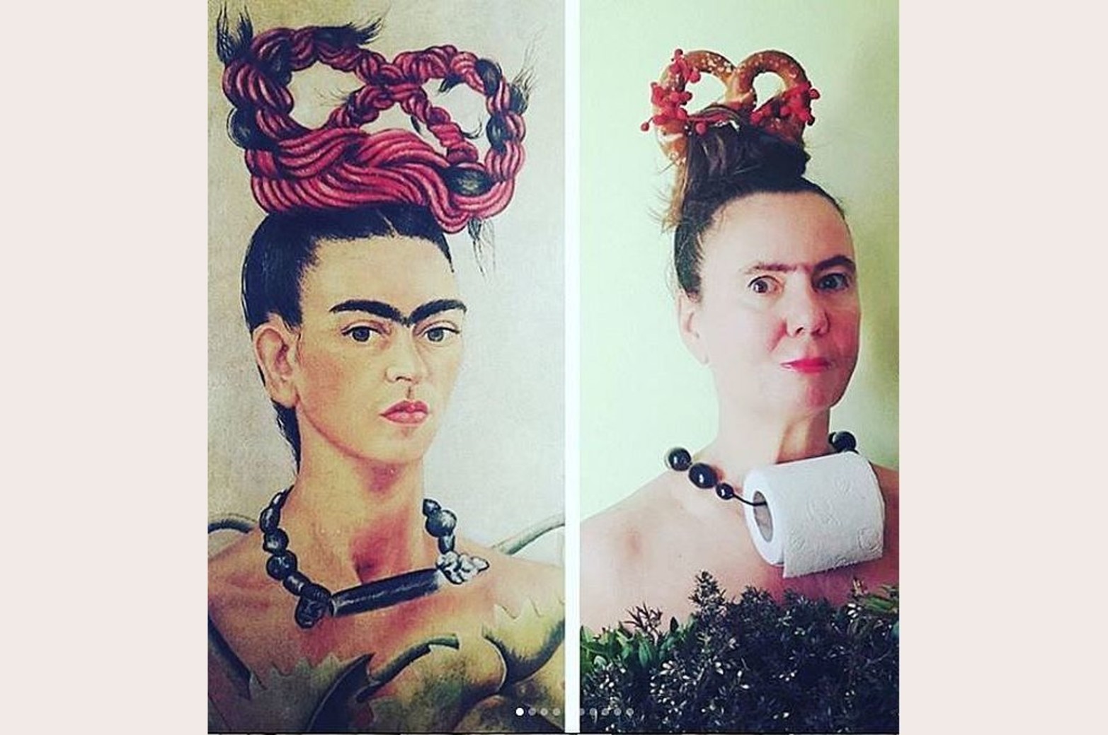 Frida Kahlo "Autorretrato con trenza"
