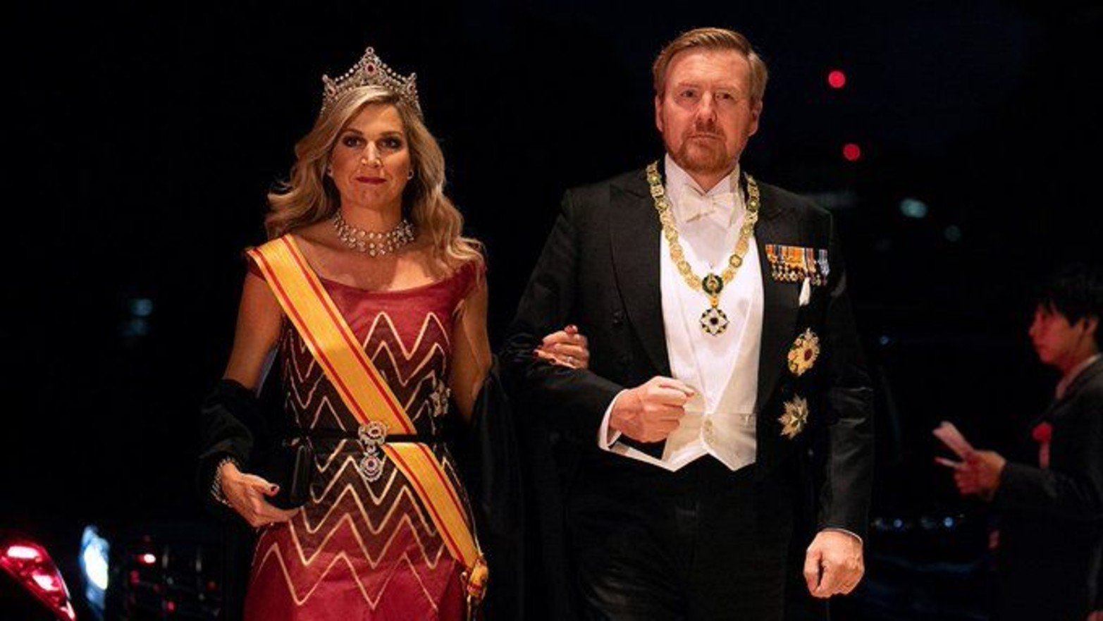 Guillermo y Máxima de Los Países Bajos, invitados