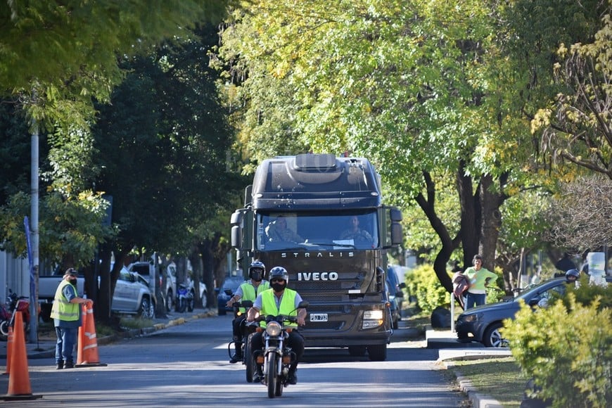 Instalan el hospital de campaña en el Liceo Militar frente al Cullen