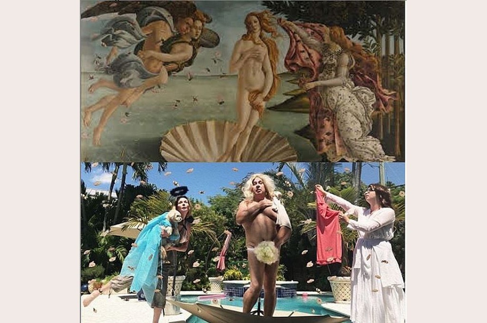 Sandro Boticelli "El nacimiento de Venus"