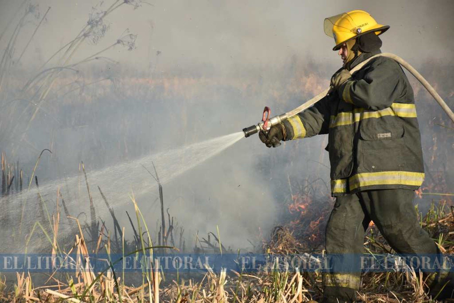 14 de julio. Incendio zona circunvalación oeste.