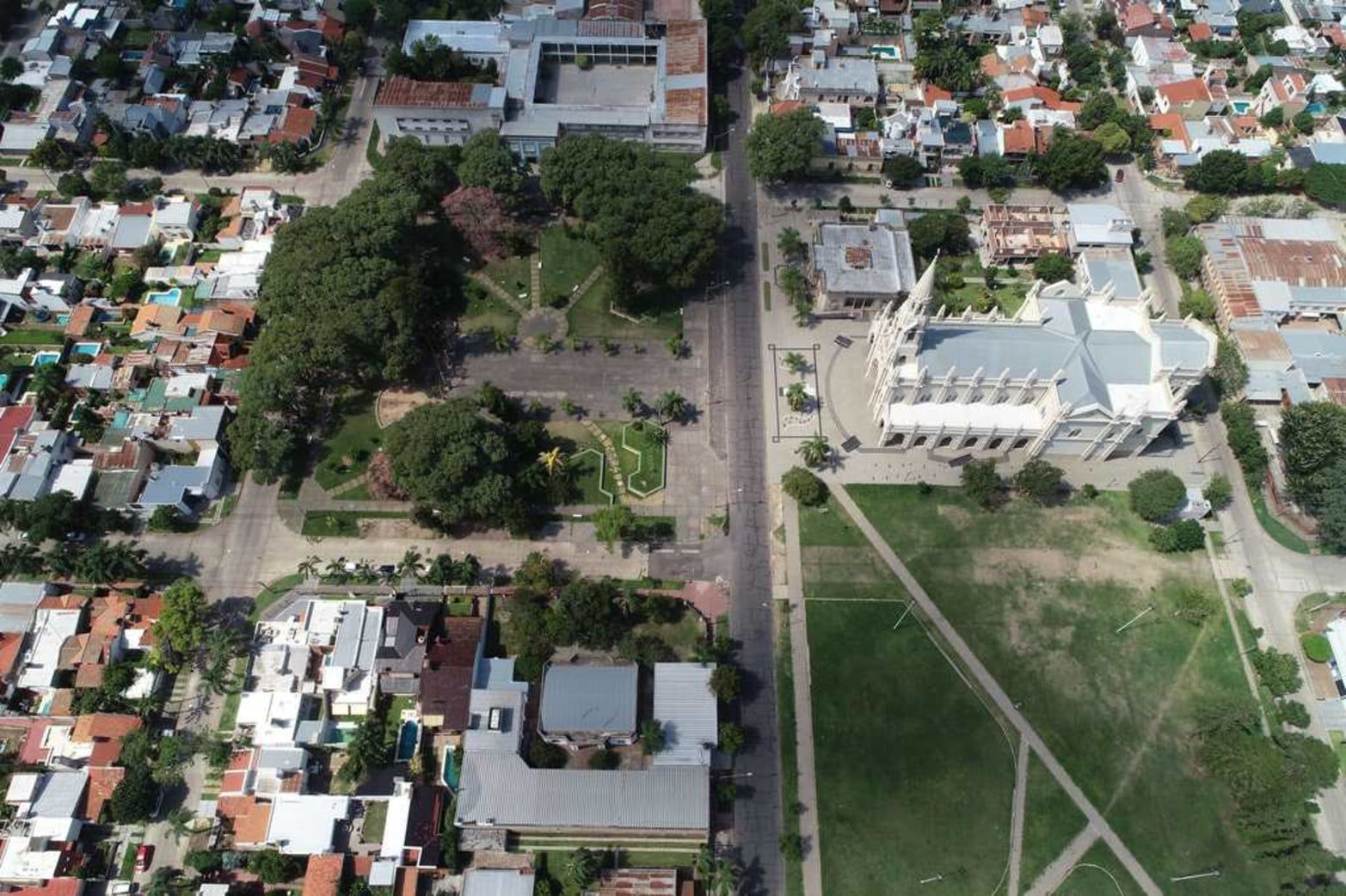 Sin festejo. Se suspendió la peregrinación y misa a la Iglesia de Guadalupe