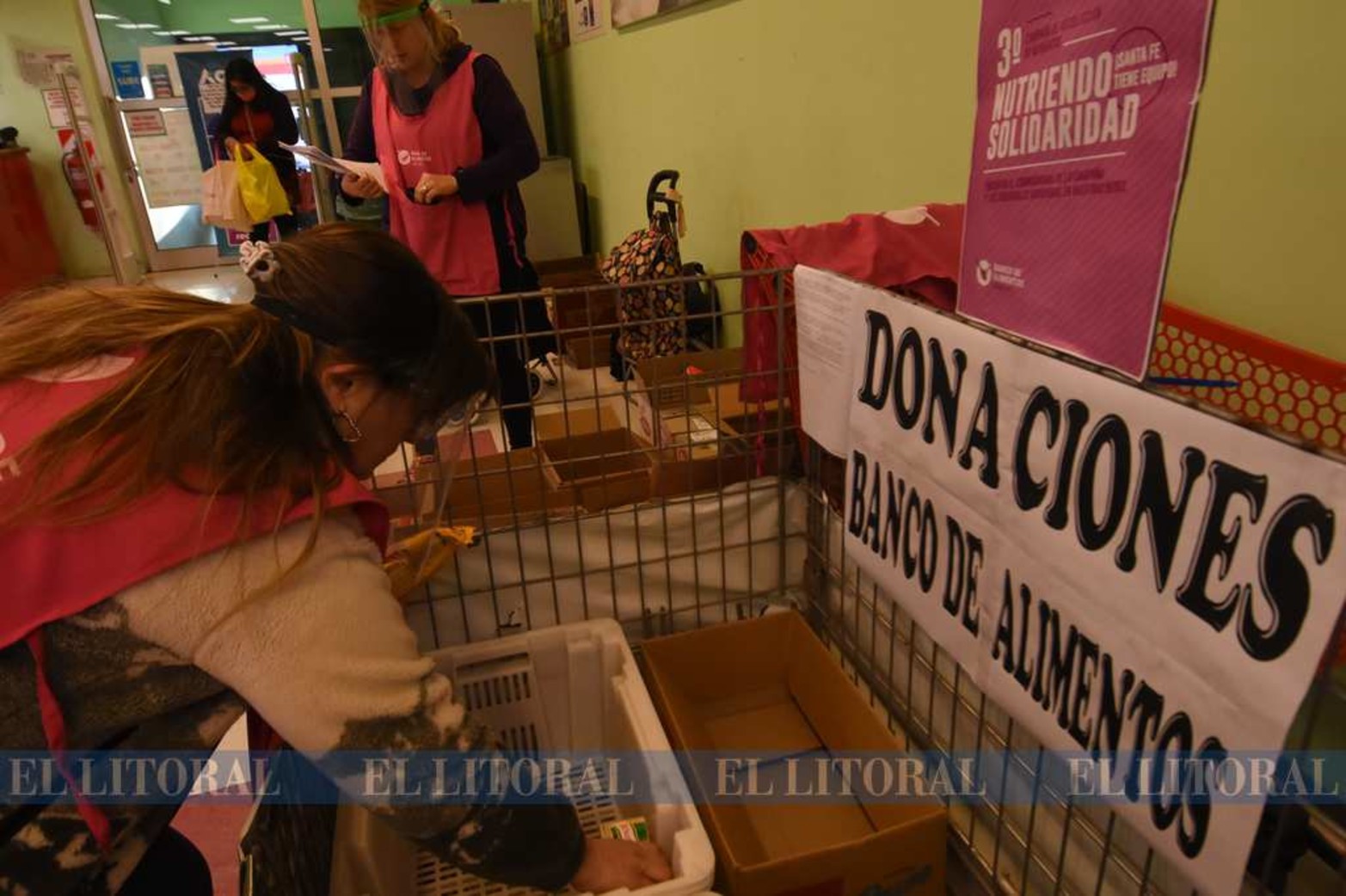 Tercera campaña Nutriendo Solidaridad por seis meses. El acuerdo entre la Cámara Santafesina de Supermercadista lleva adelante la campaña para el Banco de Alimentos.