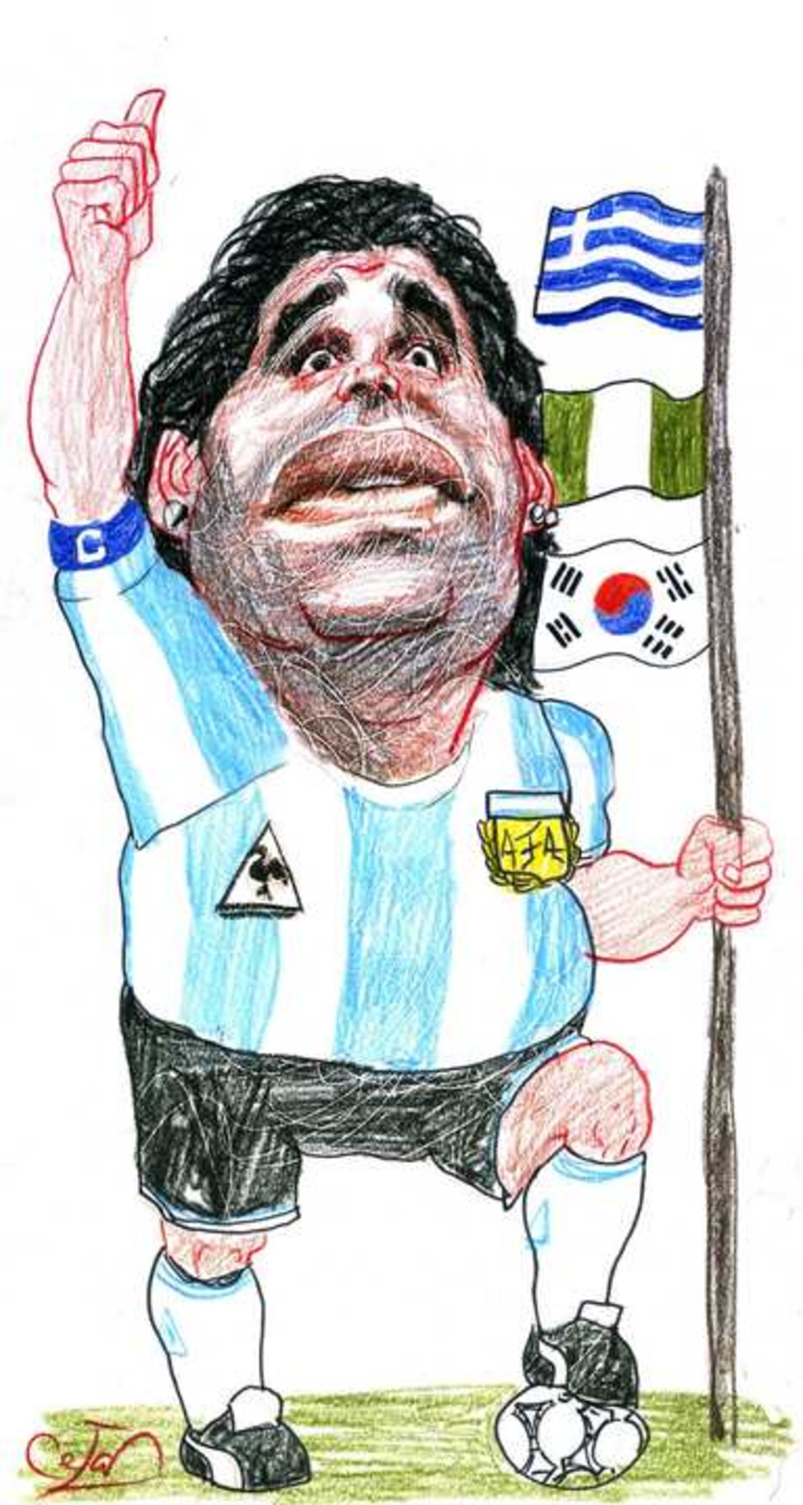 En la previa del Mundial de 2010.