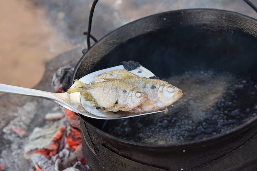 Las mojarritas fritas, una clásica comida que se reedita