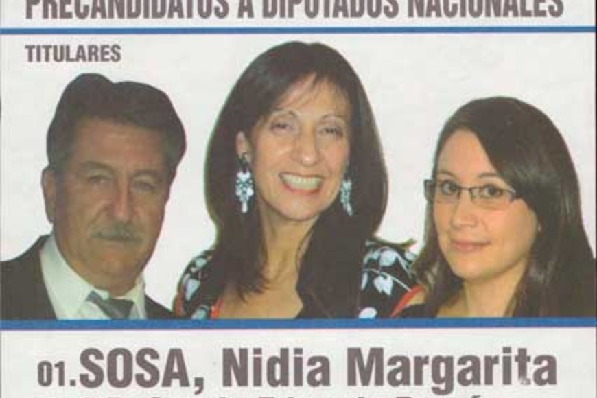 Boletas PASO 2019 - Precandidatos a Diputados por Santa Fe