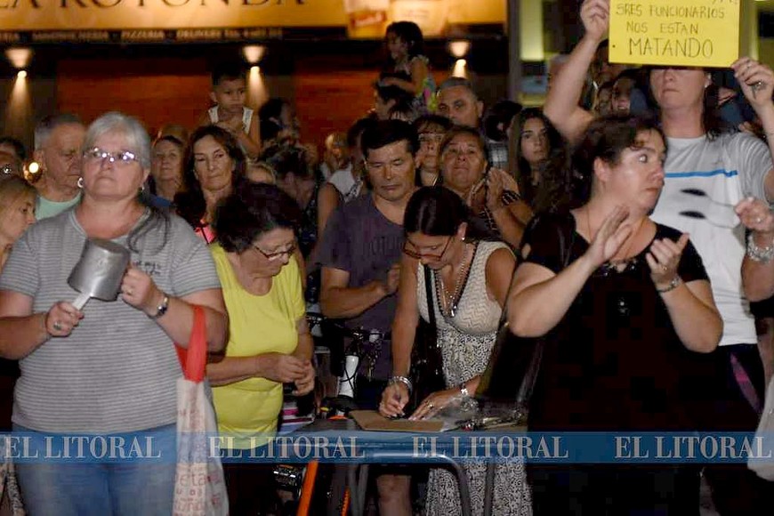 Marcha en reclamo de seguridad