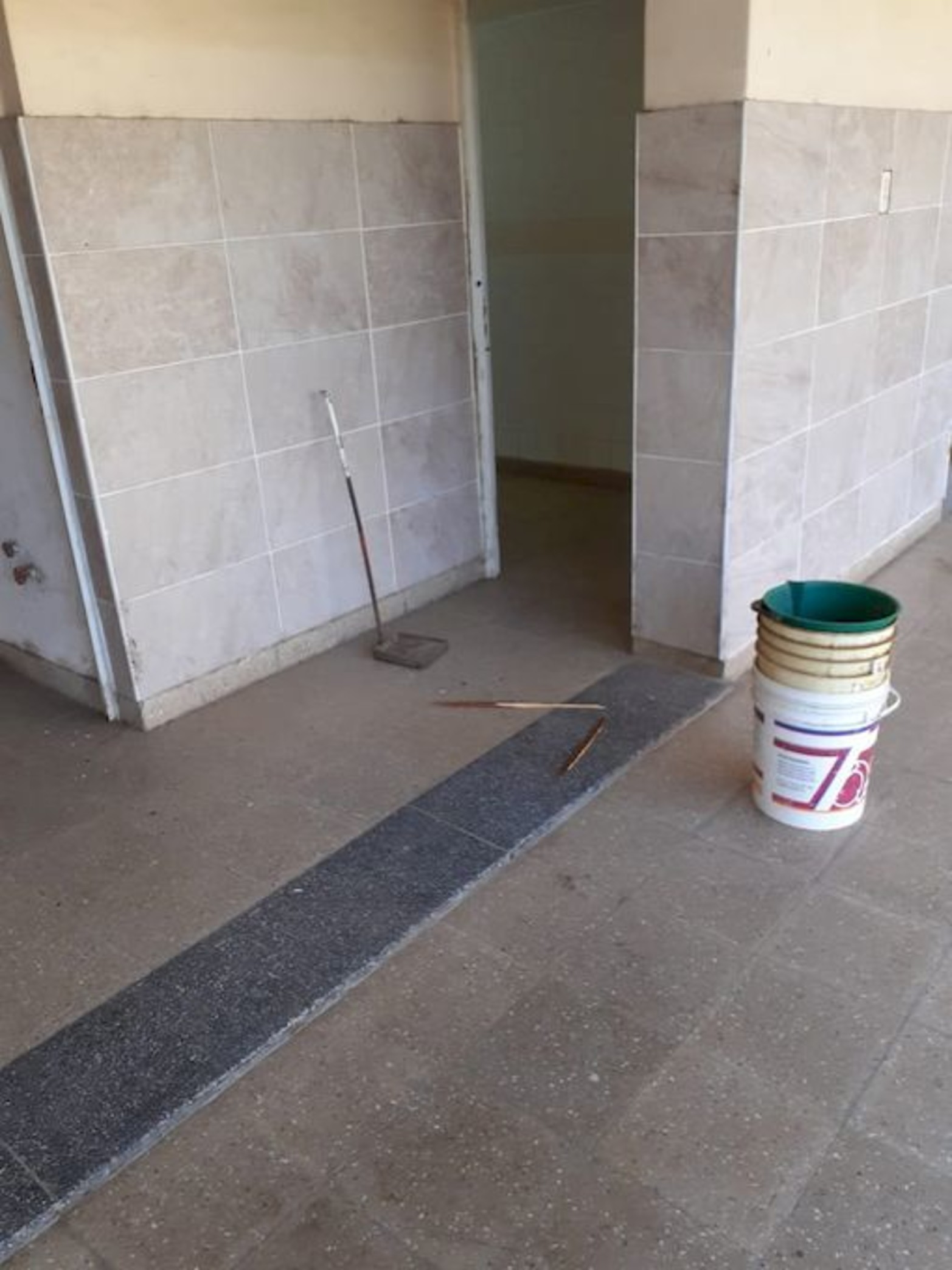 En la escuela Beltramino los mayores daños se produjeron la parte de baños