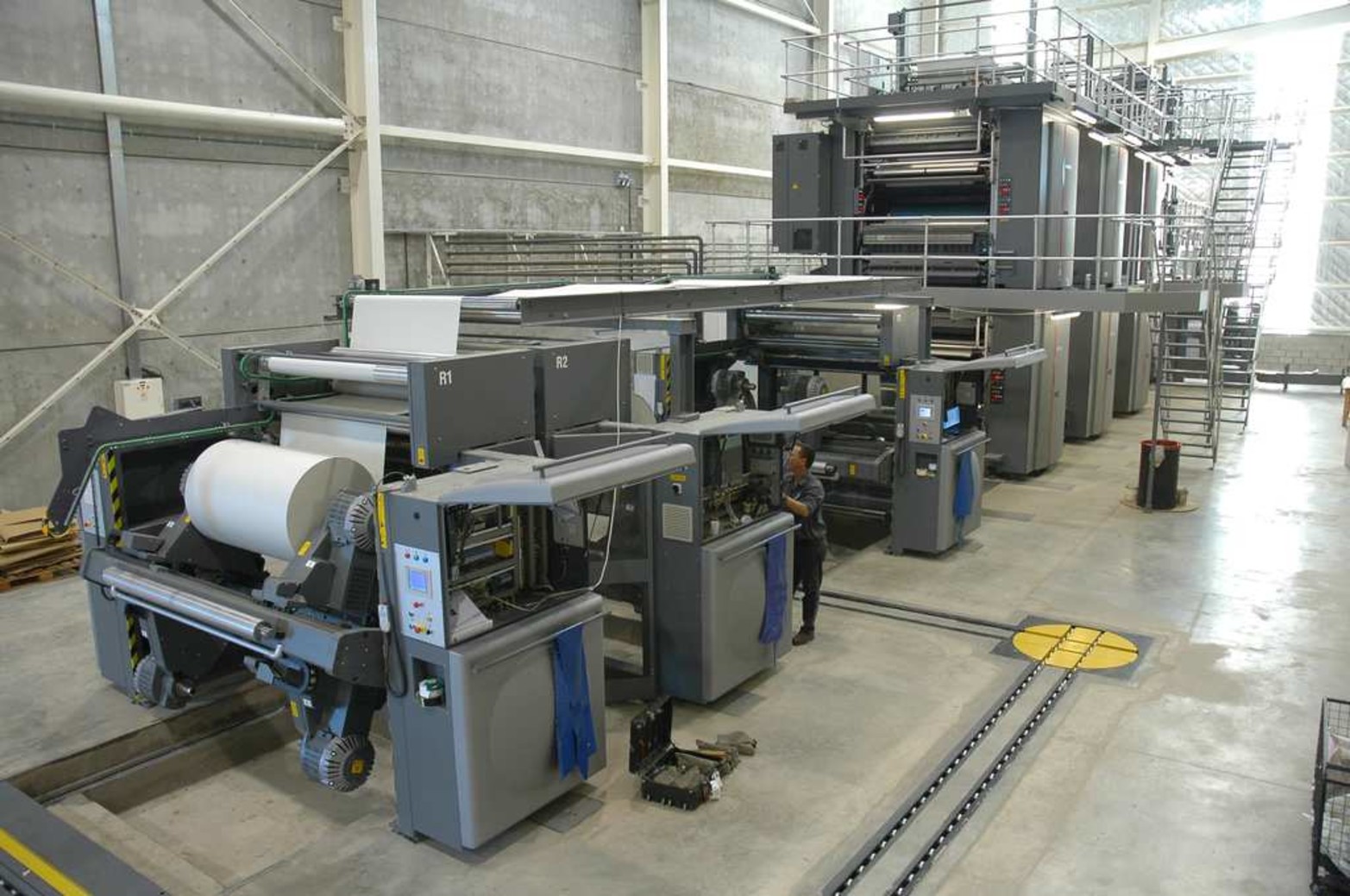 Imagen descriptiva de la rotativa.