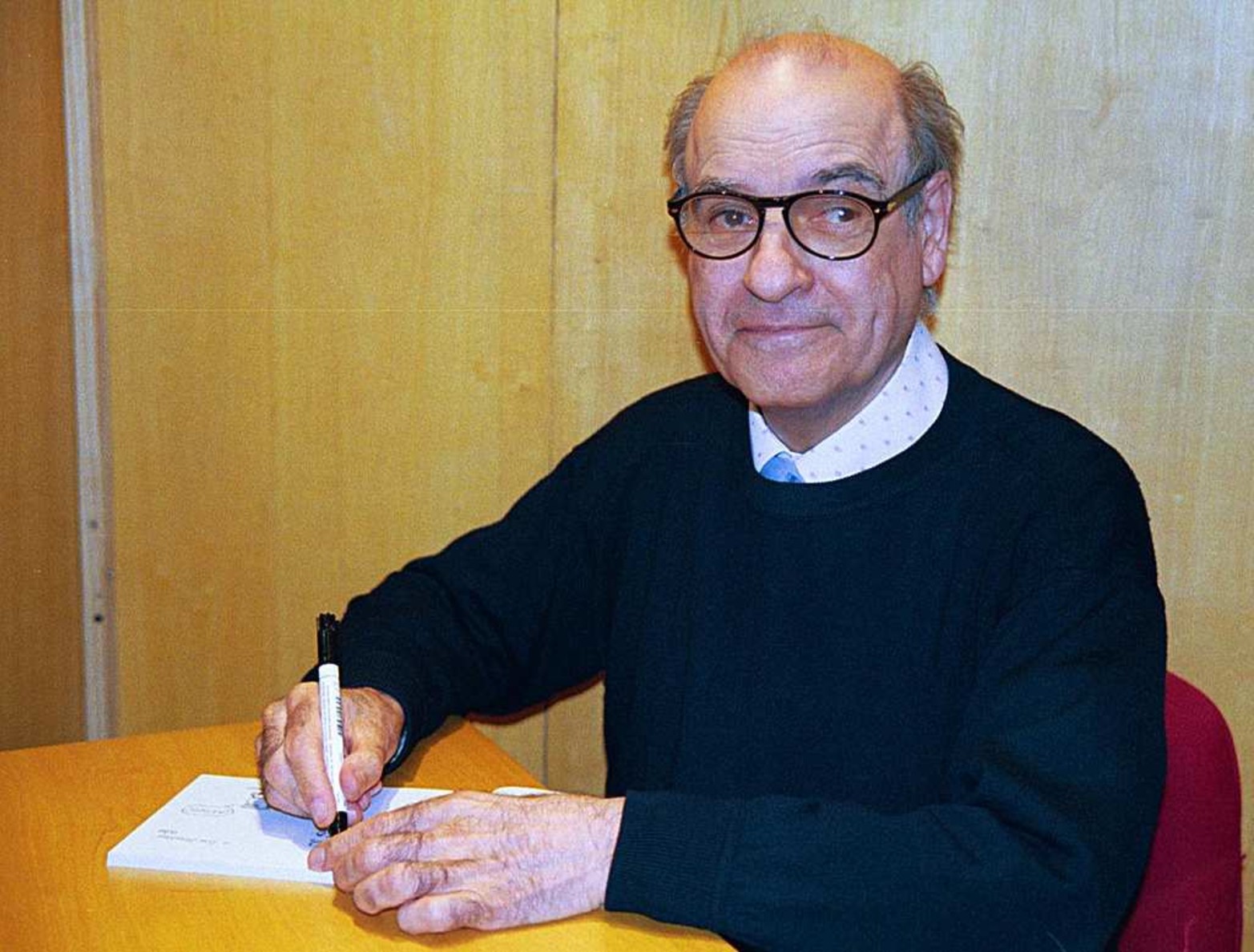 El reportero gráfico de El Litoral Amancio Alem (que ya no está entre nosotros) logró esta foto en la feria del libro en Buenos Aires en 2013.