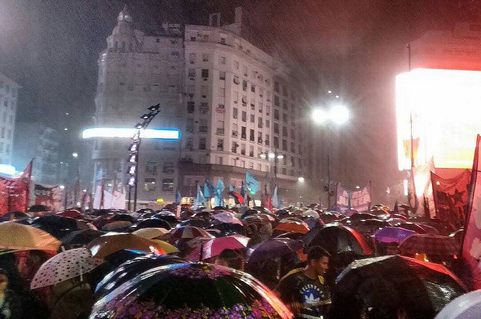 Marcha por Micaela García en el Obelisco